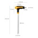 Llave Allen Con Bola Mango Bimaterial "Soft Touch" Forma T 10,0 mm. Acero Cromo Vanadio, Destornillador allen, llave hexagonal