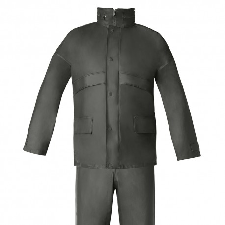 Traje de Agua Impermeable Verde Poliuretano Talla 7-L