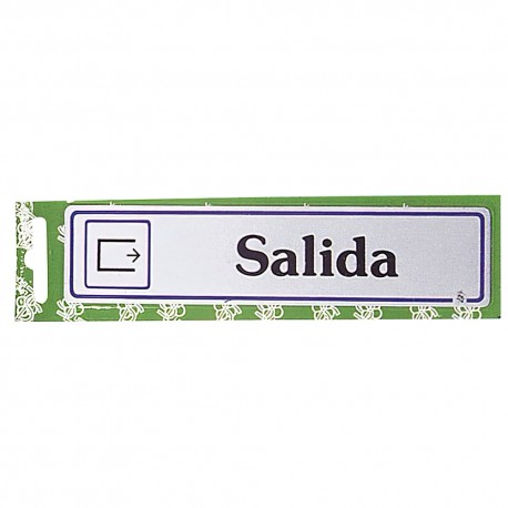 Rotulo "Salida"