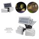 Aplique Solar Led Doble Con Sensor de Movimiento / Crepuscular 450 Lumenes. Protección IP65