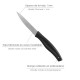 Cuchillo Nuuk Mondador Hoja Acero Inoxidable 9 cm. Negro (1 Unidad)