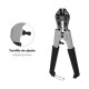 Cortarremaches 200 mm / 8" Hojas de Cromo Vanadio