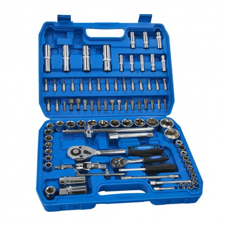 Juego Llaves Vaso y Puntas CRV 94 piezas 1/2" - 1/4"