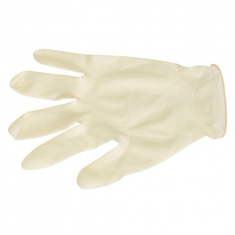 Guantes Desechables Latex Talla 9 XL  Caja 100 Unidades