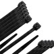 Brida Nylon 100%. Color Negro 3,5 x 280 mm. Bolsa 100 unidades. Abrazadera Plastico, Organizador Cables, Alta Resistencia