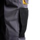 Pantalones Largos DeTrabajo, Multibolsillos, Resistentes, Rodilla Reforzada, Gris/Amarillo Talla 58/60 XXXL